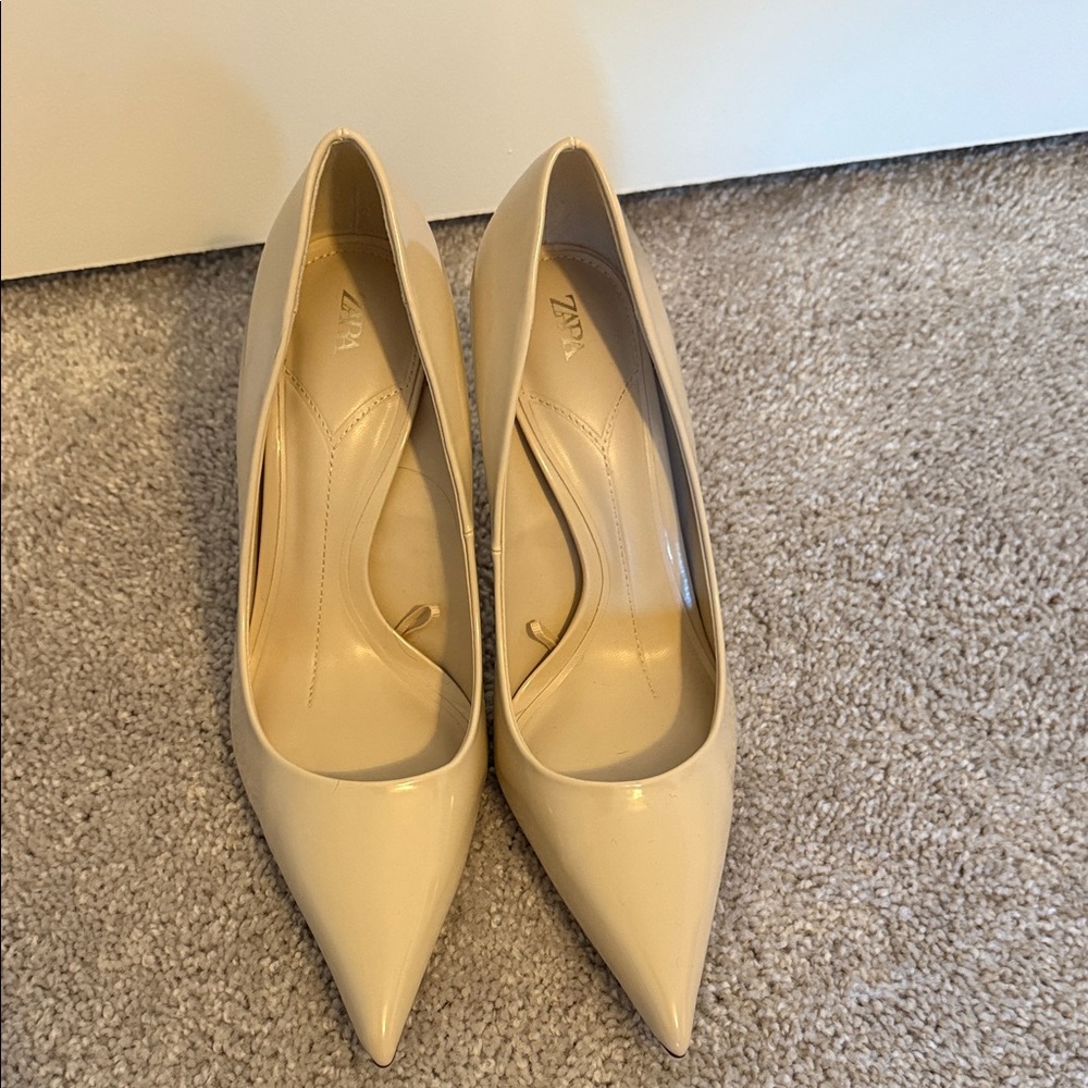 Zara Cream Heels